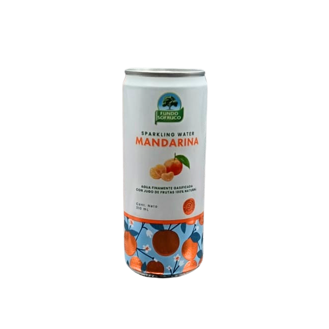 Sparkling Water Mandarina, Fundo Sofruco