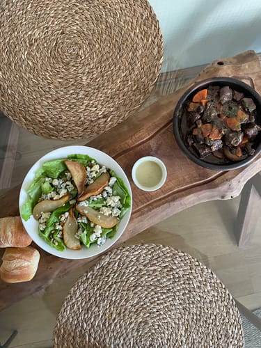 Foto de Matías K. de su Ensalada de Queso Bleu y Pera (reseña de cliente)