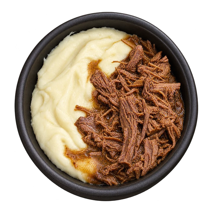 Mechada con "Aligot"
