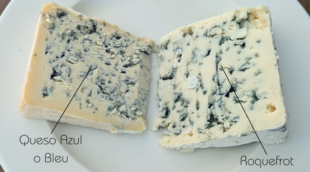 Roquefort vs Queso Azul (Bleu): ¿Cuál es la diferencia?