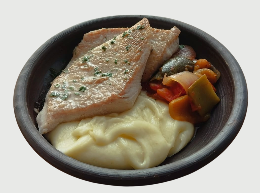 Reineta con &quot;Aligot&quot;