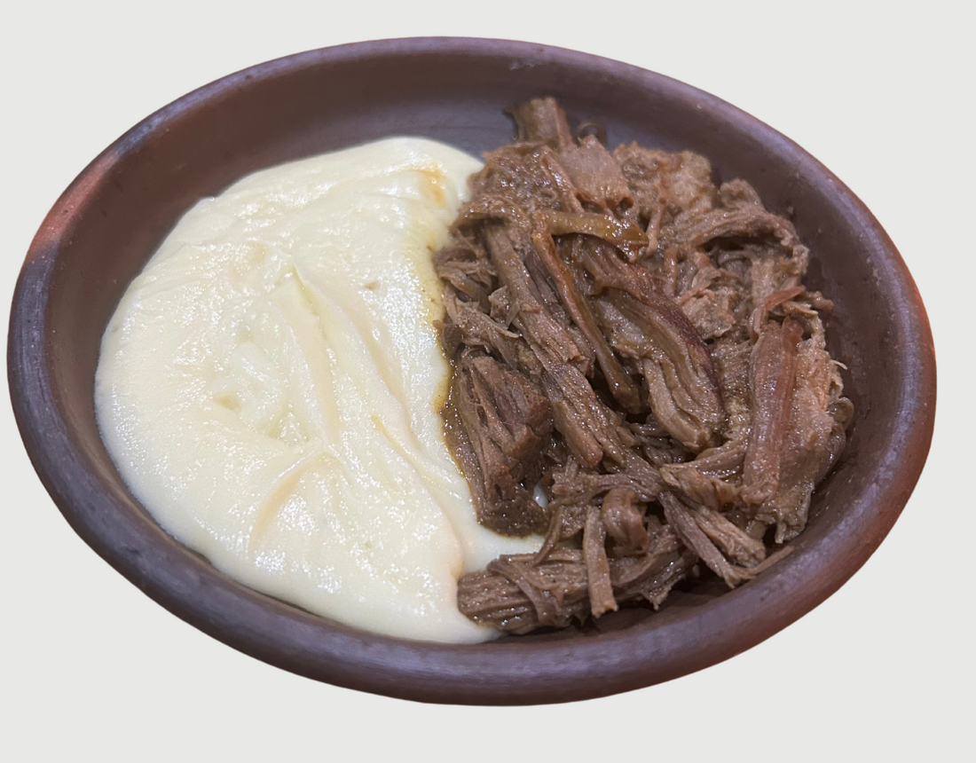 Mechada con &quot;Aligot&quot;