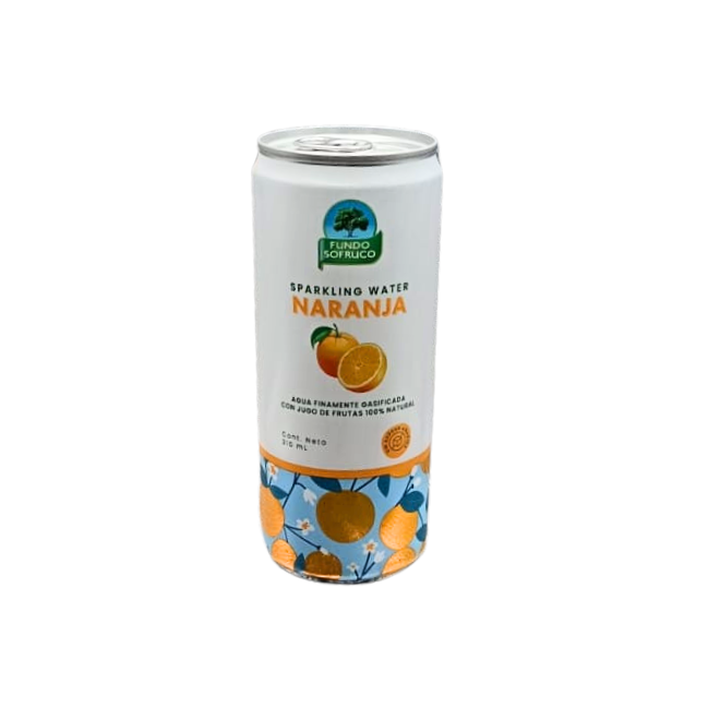 Sparkling Water Naranja, Fundo Sofruco