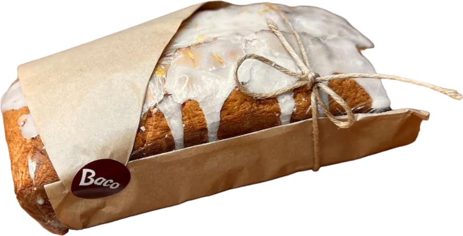 Queque con Glaseado de Limón - Entero